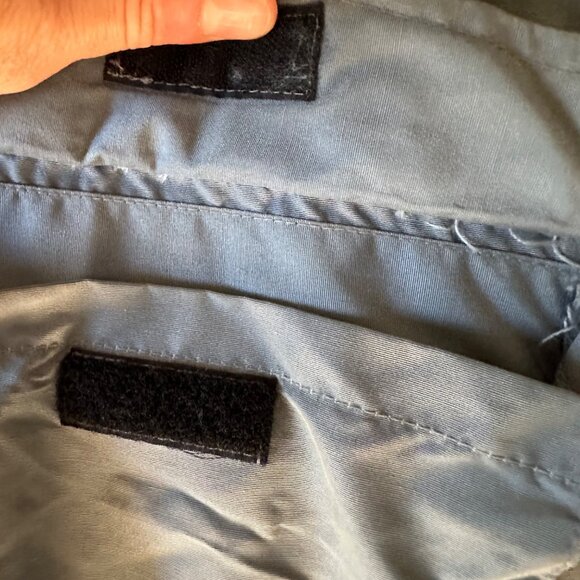 Vintage 60s/70s Zero King Slate Gray Hooded Rain Jacket Sz 10 - Picture 9 of 11